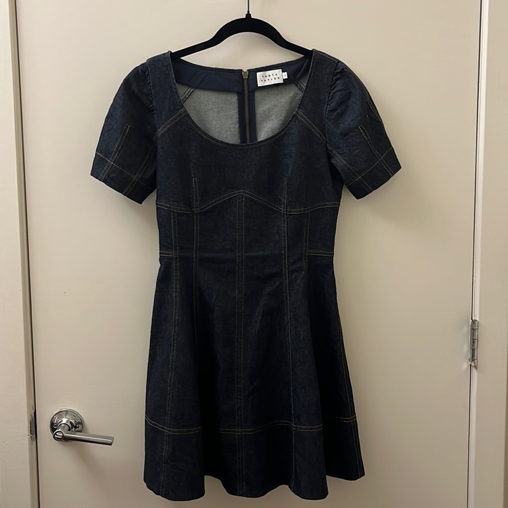 Gorgeous denim dress.